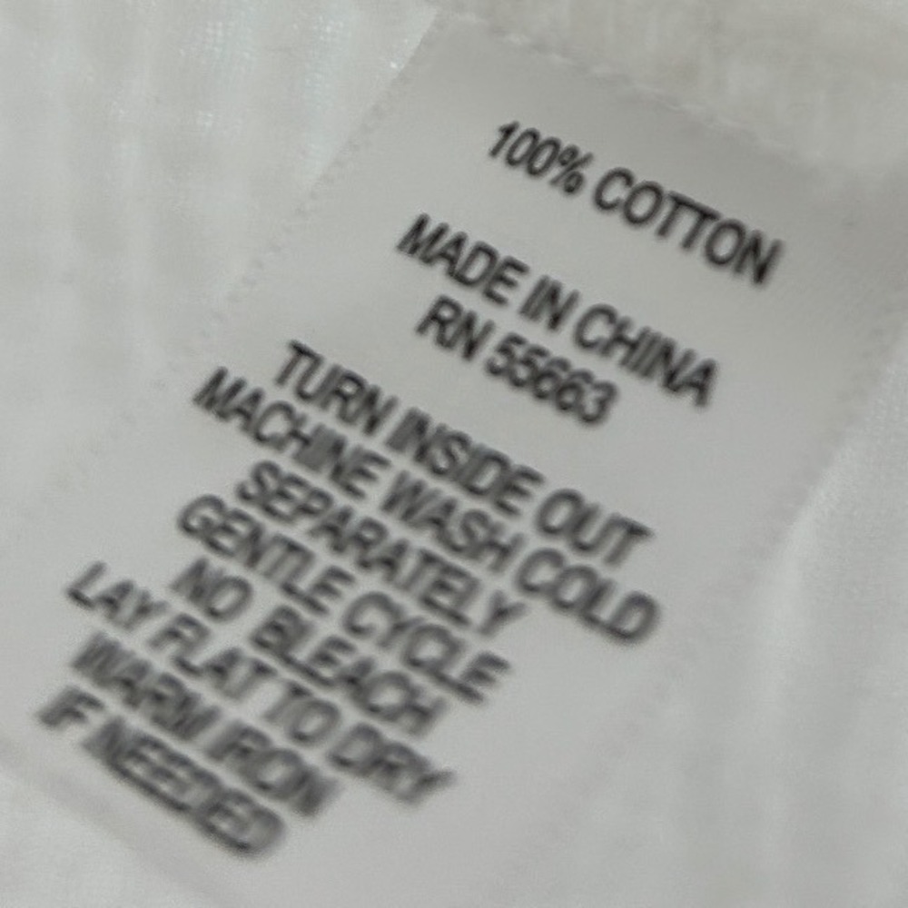 C&C California Womens White Double Gauze Cotton Oversized Pocket Top Large - Picture 4 of 6